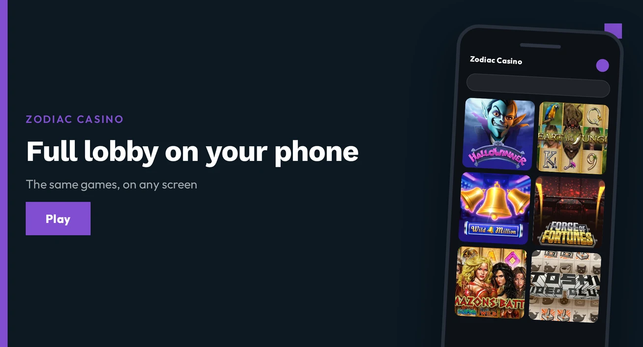Tap slots any screen.
